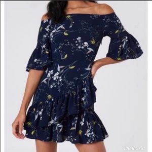 Luca Couture-off the Shoulder dress